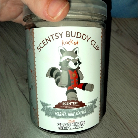 Rocket Raccoon from Guardians of the Galaxy Scented Buddy Clip Scentsy NEW - Picture 4 of 4